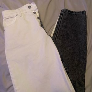 NWOT REVICE DENIM blackwhite jeans